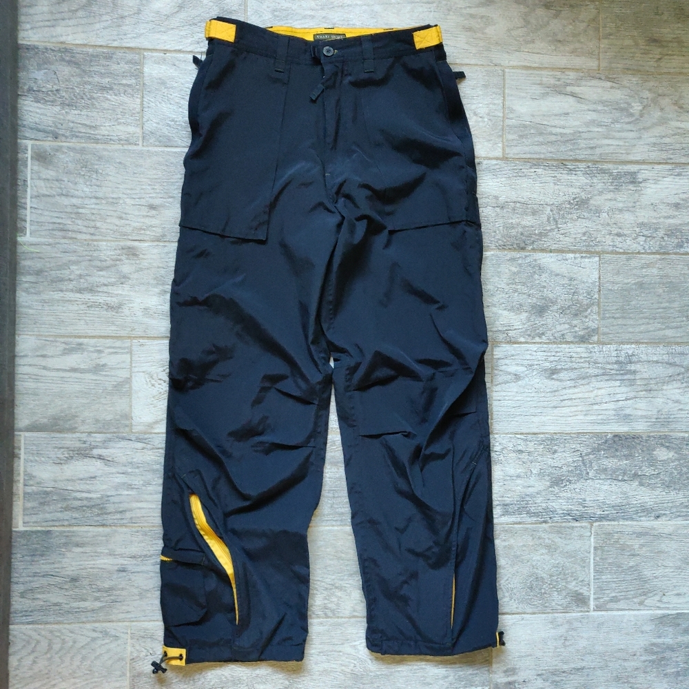 Mens WearFirst Outdoor Hiking Pants 32x30 Navy Blue